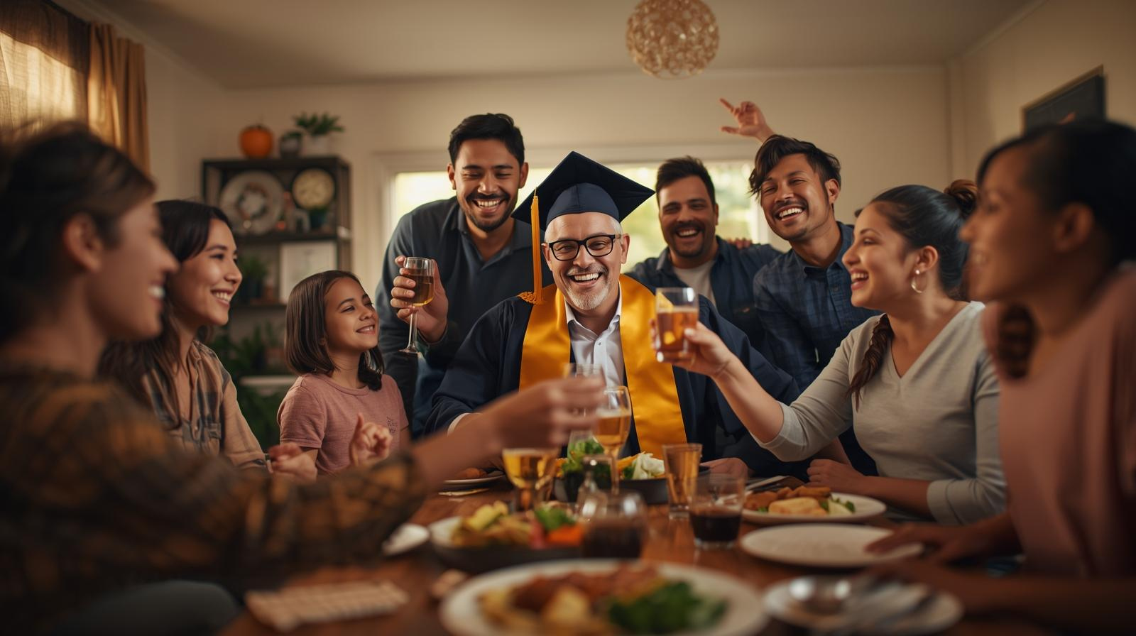 Older Student Graduate